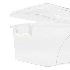 Контейнер прямоугольный ЗПИ Альтернатива 7,5 л, с ручками, прозрачный, М428