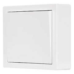 Выключатель 1- клавишный  Lezard Leto, белый