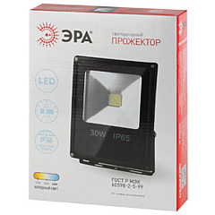Прожектор светодиодный 30Вт LPR-30-6500К-М 6500К 2800Lm  IP65 ЭРА