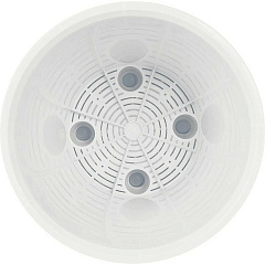 Горшок для цветов InGreen Sand c дренажной вставкой, D280 мм, 10,5 л, белый