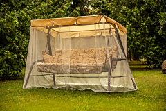 Качели садовые 3-х местные Варна тафтинг, 231х126х147,8 см