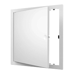 Люк ревизионный нажимной 400х400 с фланцем 427х427 пластик