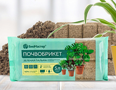 Почвобрикет БиоМастер, зеленая пальма, 5 л