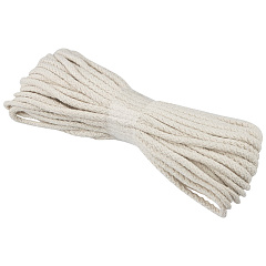 Шнур хлопковый плетено-вязанный, Ø 6 мм, 20 метров