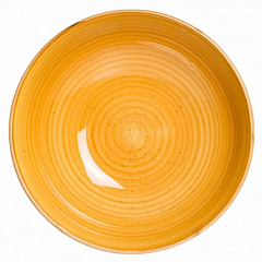 Тарелка суповая Domenik Twist, медовый, 19 см