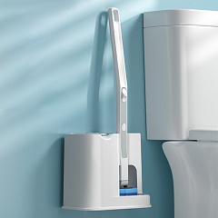 Бесконтактный ёрш с моющим средством для унитаза "Нано", 10 сменных насадок