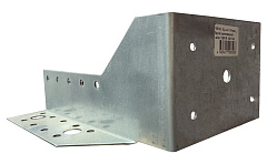 Опора бруса оцинкованная раскрытая OBR R 100х170 мм