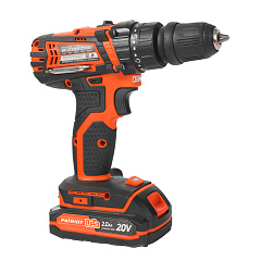 Аккумуляторная дрель-шуруповерт Patriot BR 203UES 180201203, 20 В (2х2 Ач)