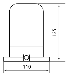 Светильник для сауны IP54 60W Е27 ТДМ НПБ400, 135х110 мм, белый, SQ0303-0048