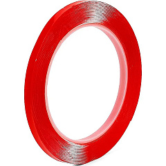 Лента двухсторонняя клейкая на акриловой основе Росомаха, 6 мм х 5 м