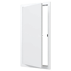 Люк ревизионный нажимной 150х300 с фланцем 172х322 пластик