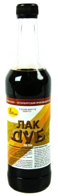 Лак ХВ-784 НОВБЫТХИМ по дереву дуб 0,5л купить в отделе магазина Экономстрой