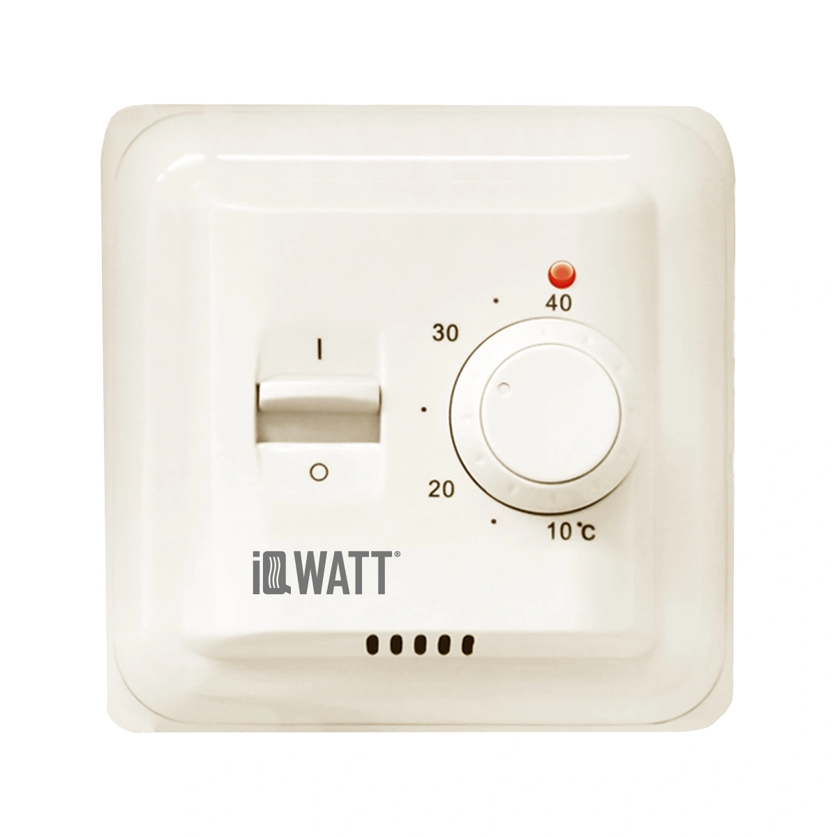 Терморегулятор IQ Thermostat M (E72), механическое управление, слоновая кость купить в отделе Терморегуляторы для теплого пола магазина Экономстрой