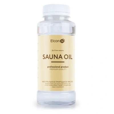 Масло для защиты древесины в саунах и банях Elcon Sauna Oil, 0,25 л купить в отделе магазина Экономстрой