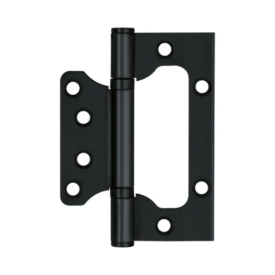 Петля Ajax (Аякс) универсальная без врезки IN4000W BL (100/P-2B 100x2,3 мм) черный купить в отделе магазина Экономстрой