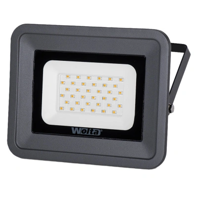 Светодиодный прожектор Wolta, WFLS-30W/06, 30 Вт, 4000К, IP65, 2700 Лм, серый купить в отделе магазина Экономстрой