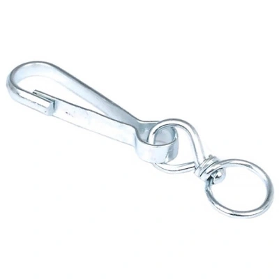 Карабин с вертлюгом Стройбат, белый цинк, 30 мм (3 шт) купить в отделе магазина Экономстрой