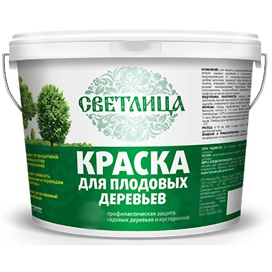 Краска для садовых деревьев Светлица, 7 кг купить в отделе магазина Экономстрой
