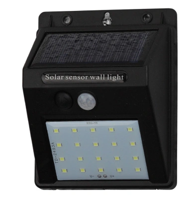 Светильник светодиодный настенный с датчиком движения на солнечной батарее 20 LED ЭРА Б0044244 купить в отделе магазина Экономстрой