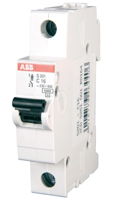 Автоматический выключатель ABB S201 C40, 1P (40А; 6kA), 2CDS251001R0404