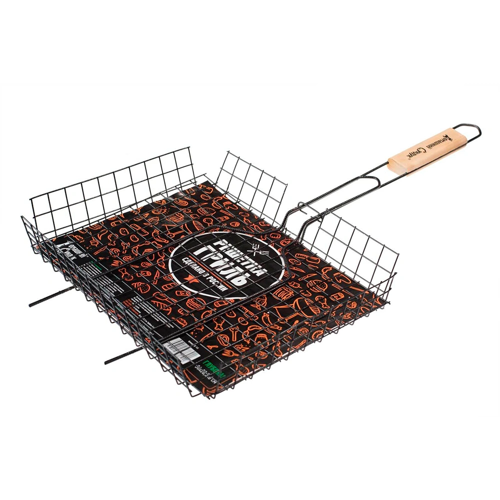 Решетка-гриль Домашний Сундук, глубокая, 36х28,5 см купить в отделе Решетки, шампуры магазина Экономстрой