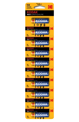 Батарейка щелочная Kodak Max LR6-10BL / АА, 1,5V (1 шт) купить в отделе магазина Экономстрой