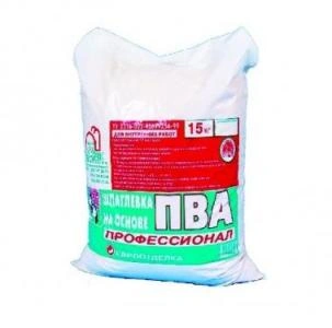 Шпатлевка на основе ПВА КБС 15 кг от магазина Экономстрой