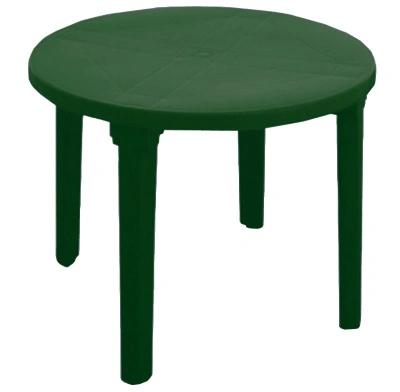 Стол пластиковый круглый (темно-зеленый/зелёный ) купить в отделе магазина Экономстрой