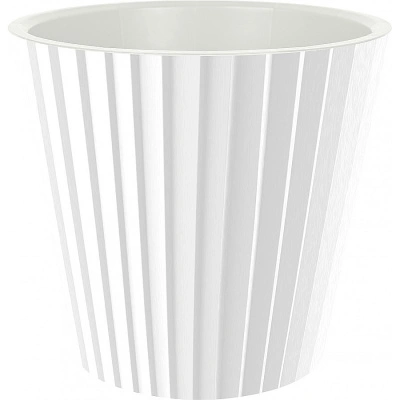 Горшок для цветов InGreen Sand c дренажной вставкой, D280 мм, 10,5 л, белый купить в отделе магазина Экономстрой