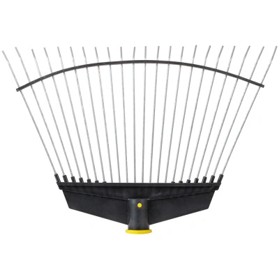 Грабли веерные 22 зубья с черенком, оцинкованные, 410х300 мм купить в отделе магазина Экономстрой