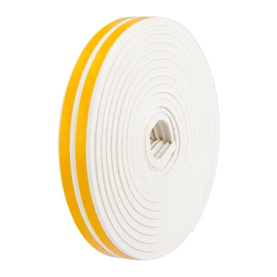 Уплотнитель самоклеящийся PROconnect, белый, Е-профиль 9х4 мм, для зазоров 1-3 мм, упаковка по 6 м купить в отделе магазина Экономстрой