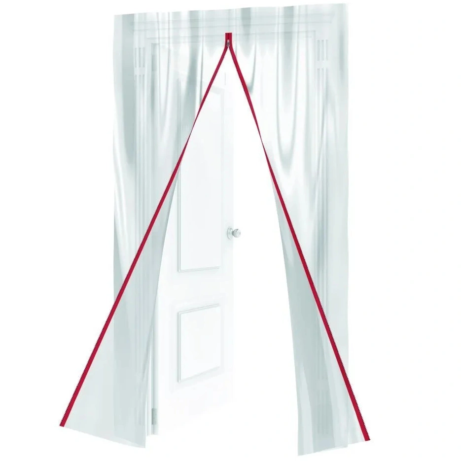 картинка Пленочная дверь на молнии, типа I, (малярная лента 2,5 см х 10 м), 220х120 см от магазина Экономстрой