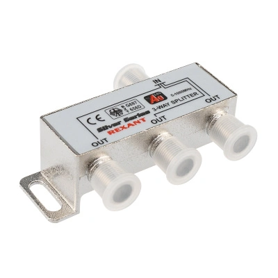 Делитель Rexant, ТВ x 3 F, BOX, 5-1000 МГц