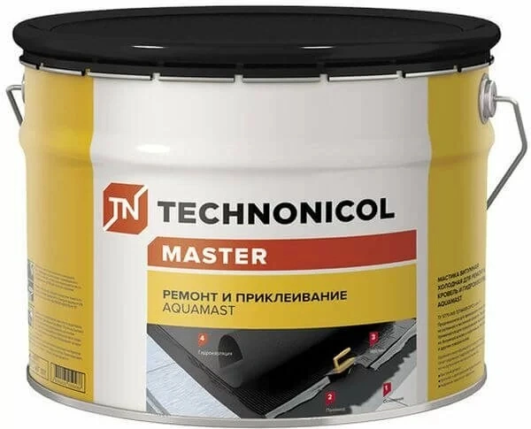 Мастика АguaMast для ремонта для приклеевания (3 кг) 420925 купить в отделе Битумная гидроизоляция магазина Экономстрой