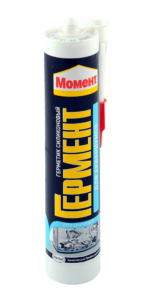 картинка Герметик ГЕРМЕНТ силиконовый аквариумный прозрачный 280 мл Henkel от магазина Экономстрой