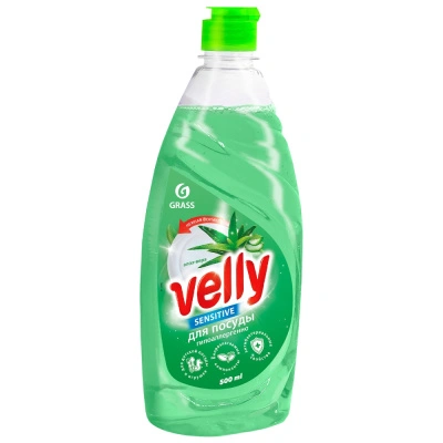 Средство для мытья посуды Grass "Velly", Алоэ вера, 500 мл купить в отделе магазина Экономстрой
