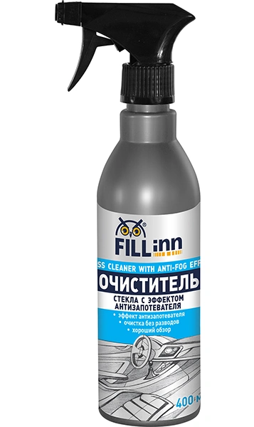 Очиститель стекол с эффектом антизапотевателя, 400 мл (спрей) FL048 071048 купить в отделе Автохимия магазина Экономстрой
