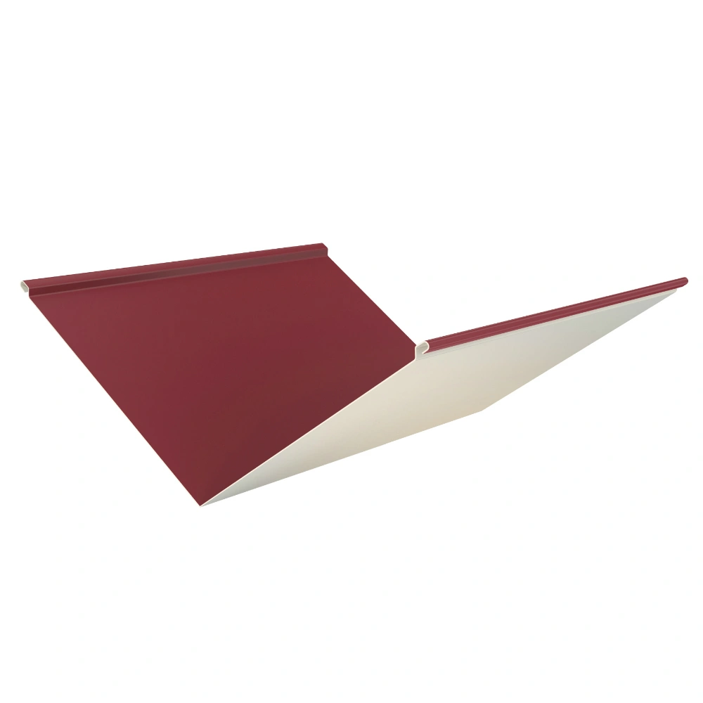 Ендова 160х160х0,5 мм, 2 м, винно-красная (RAL 3005) купить в отделе Фурнитура кровельная магазина Экономстрой