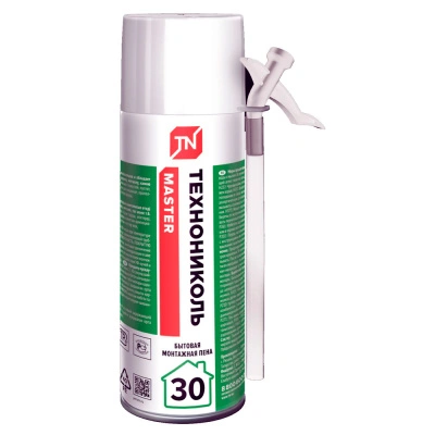Пена монтажная стандарт 520 мл Технониколь Master 30 купить в отделе магазина Экономстрой