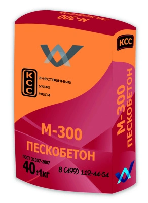 Сухая смесь Пескобетон М-300 ФинСтрой (КСС), 40 кг