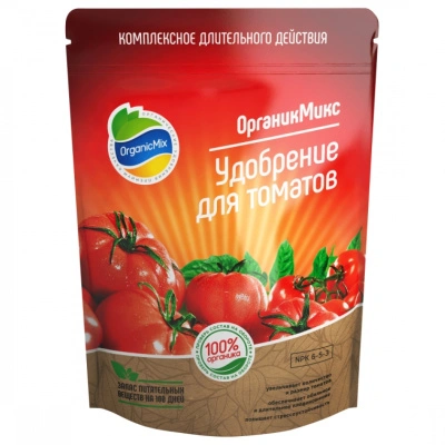 Удобрение органическое ОрганикМикс, для томатов, 850 гр купить в отделе магазина Экономстрой