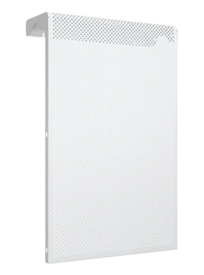 Экран для радиатора перфорированный 390x610x140 4-х секционный, сталь, белый купить в отделе магазина Экономстрой