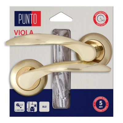 Ручка раздельная LM/A R.TL54.VIOLA/HD SG/GP-4, матовое золото/золото купить в отделе магазина Экономстрой