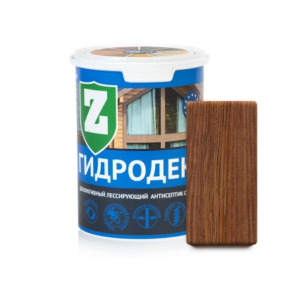 Антисептик Зелест Гидродекор, Ореховое дерево, 0,9 кг купить в отделе магазина Экономстрой