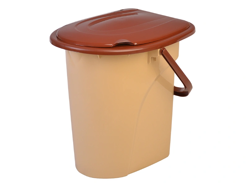 Ведро-туалет с крышкой 22 л, ЭЛФ143 купить в отделе Ведра хозяйственные магазина Экономстрой