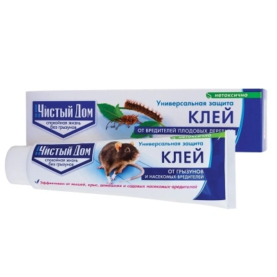 Клей от грызунов и насекомых туба 60 г ЧИСТЫЙ ДОМ купить в отделе магазина Экономстрой