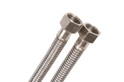 Подводка гибкая для газа, нержавеющая сталь, сильфон ELKA 1/2&quot;, 0,5 м, гайка - гайка 4701500131