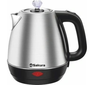 Чайник электрический Sakura SA-2188SB, 1,8 л, нержавеющая сталь купить в отделе магазина Экономстрой