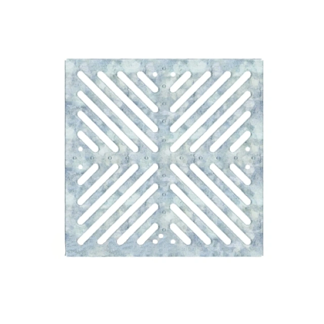 Решётка для дождеприемника штампованная оцинкованная 285х285х20 мм 32832 купить в отделе Поверхностный водоотвод магазина Экономстрой