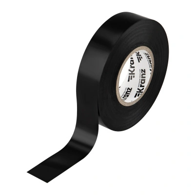 Изолента ПВХ профессиональная термостойкая Kranz, 0,18х19 мм, 20 м, черная купить в отделе магазина Экономстрой
